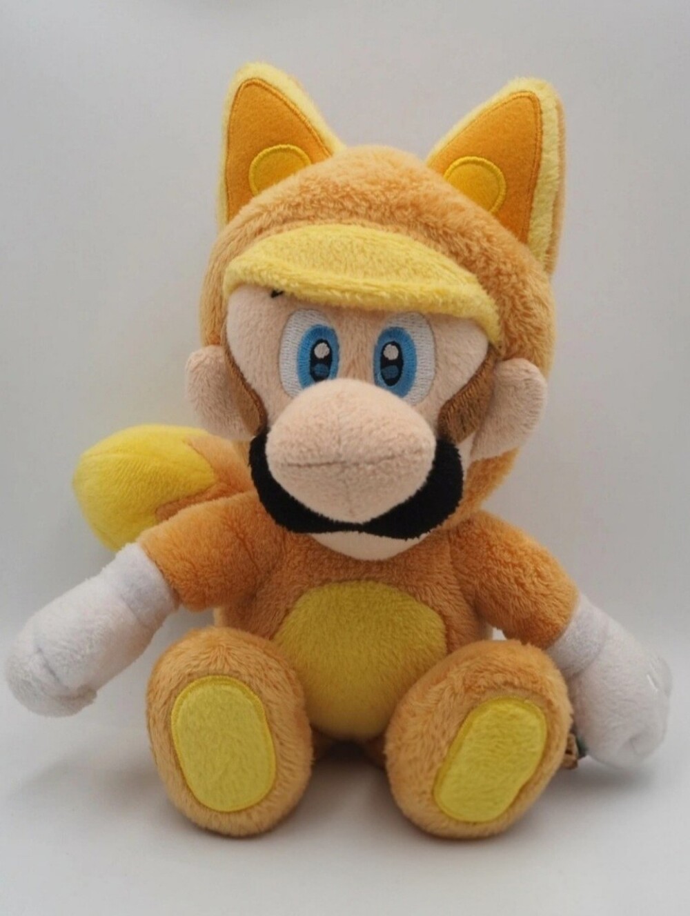 Super Mario 3D Fox Luigi, 9-Inch Yellow Plushie Japan